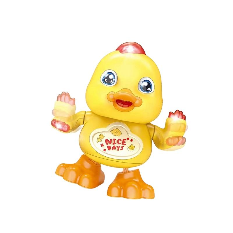 Dancing Yellow Duck Toy Music Lights Interactive Movement Motumal-motumal