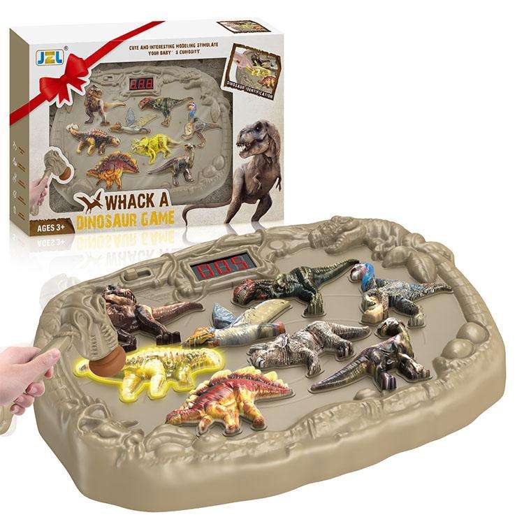 Dinosaur Whack Mole Game Lights Sound Interactive Motumal-motumal