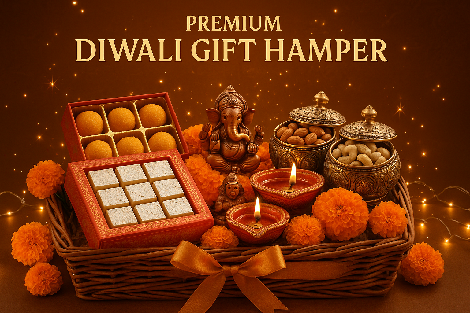 diwali gift hamper with title