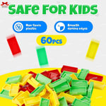 Domino Train Automatic Toy Musical LED Lights Motumal-motumal