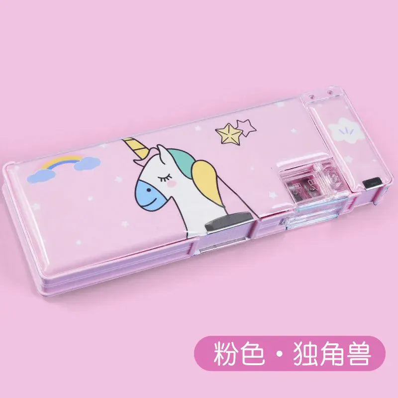 Double Layer Pencil Box Large Capacity Kids School Supplies Motumal-motumal