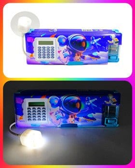 Double Sided Magnetic Geometry Box Calculator Pencil Case Motumal-motumal