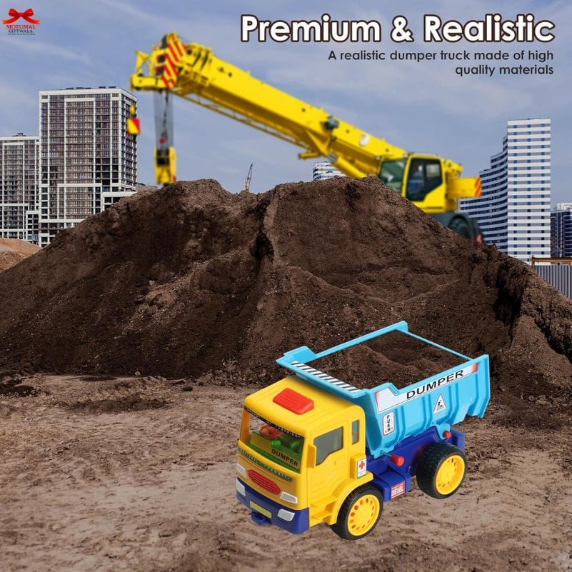 Dumper Truck Toy Jumbo Size Rubber Wheels Construction Motumal-motumal