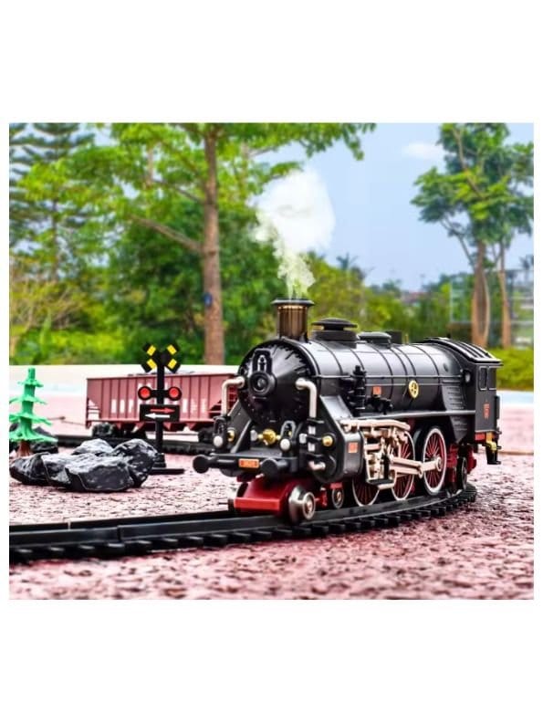 Electric Alloy Train Toy Tracks Battery Operated Kids Motumal-motumal