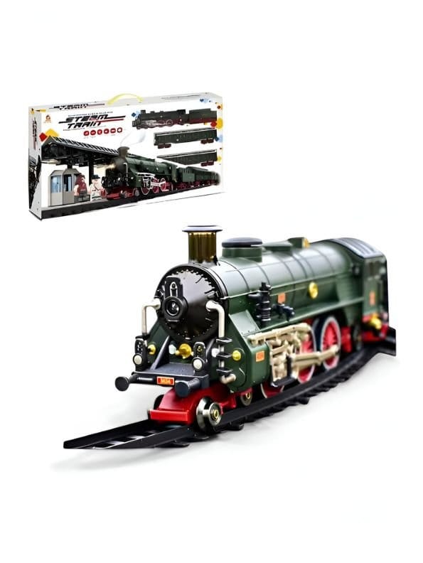 Electric Alloy Train Toy Tracks Battery Operated Kids Motumal-motumal