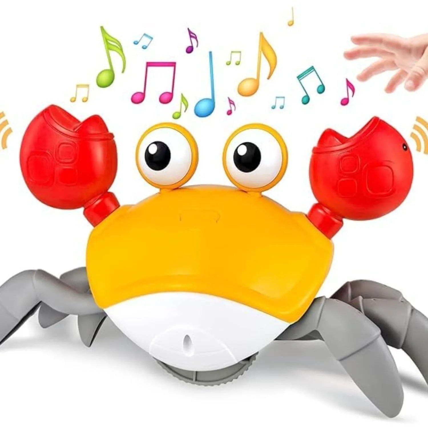 Electric Induction Cute Crab Toy Light Sound Crawling Motumal-motumal