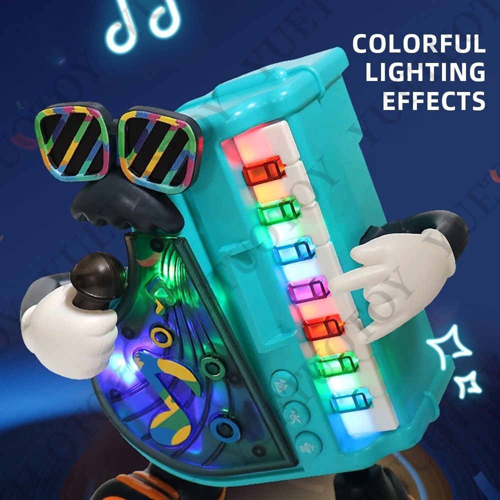 Electric Organ Keyboard Dancing Music Box Toy Kids Motumal-motumal