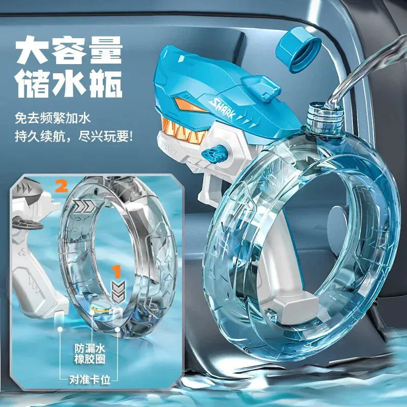 Electric Water Spray Shark Toy Continuous Large Capacity Motumal-motumal