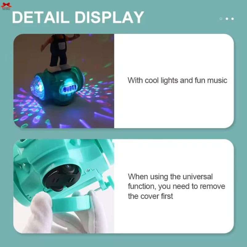 Fashion Boy 5D Rotating Musical Toy Lights Dance Fun Motumal-motumal
