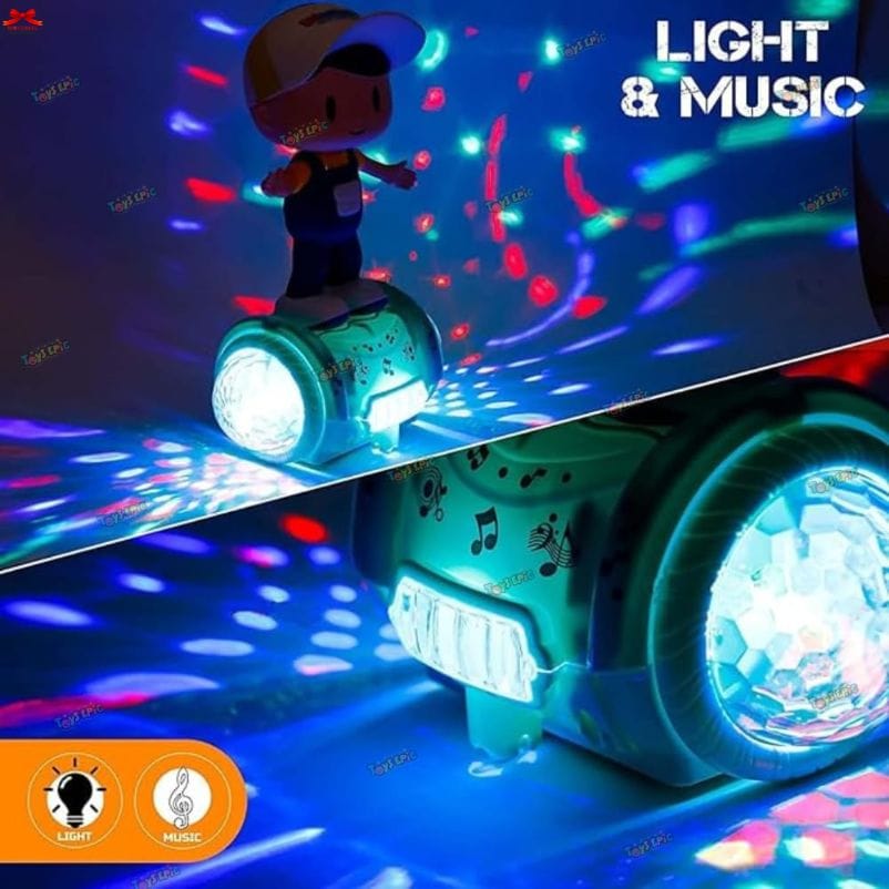 Fashion Boy 5D Rotating Musical Toy Lights Dance Fun Motumal-motumal