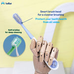 FunBlast Kids Toothbrushes Soft Bristles Colorful Ergonomic Design-motumal