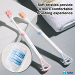 FunBlast Soft Bristles Toothbrushes Tongue Cleaner Five Motumal-motumal