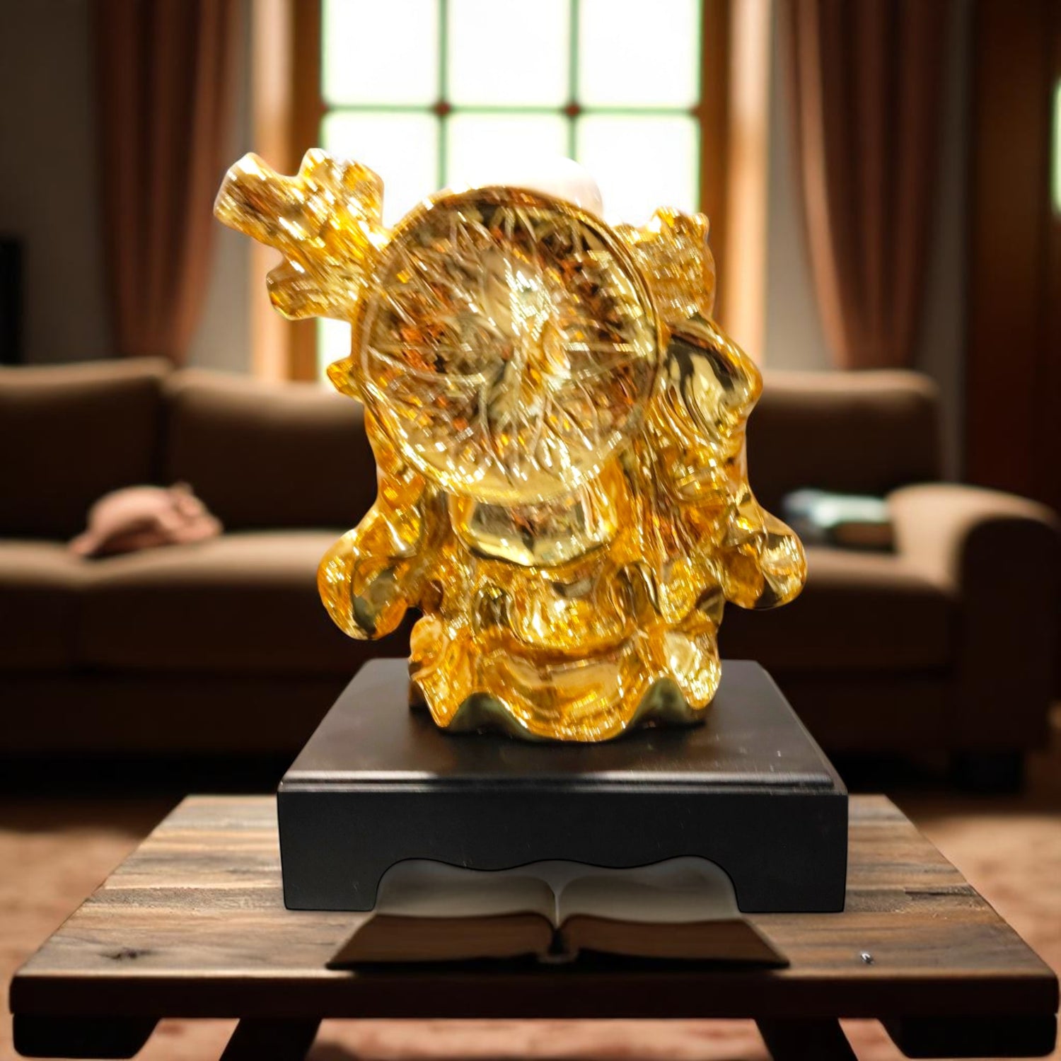 Rear view of circle Buddha idol – Ranchi’s premium gift item