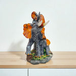 Golden Ear Elephant Family Showpiece Home Decor Figurine Motumal-motumal
