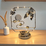 Golden LED Glow Frame Showpiece Home Decor Sculpture Motumal-motumal