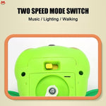 Green Musical Crawling Caterpillar Toy Lights Rotation Motumal-motumal