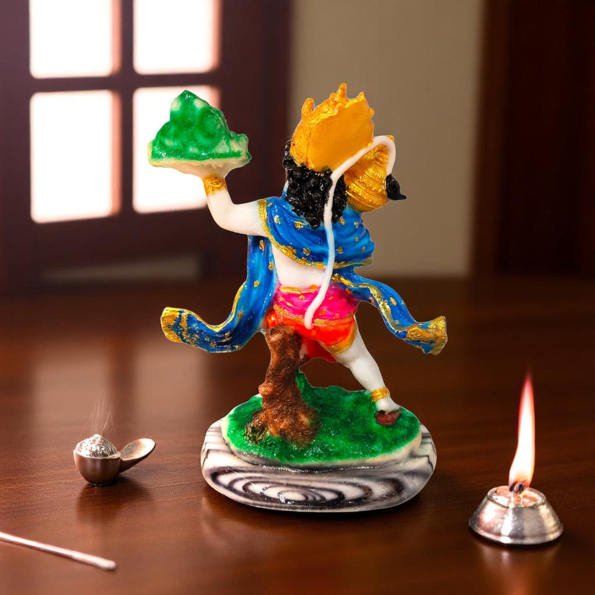 Hanuman Sanjeevani Idol Showpiece Home Shrine Decor Motumal-motumal