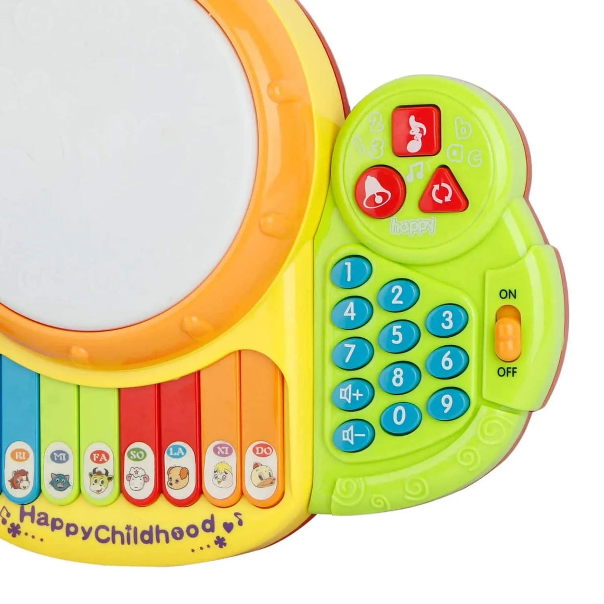 Happy Childhood Music Drum Phone Toy Toddlers Motumal-motumal