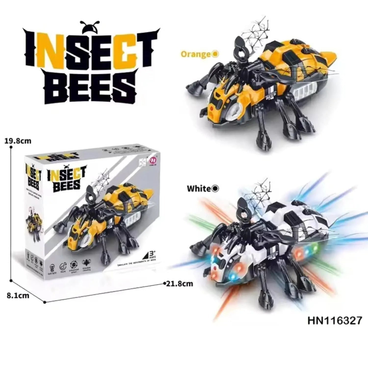 Insect Bee Musical Crawling Toy Lights Music Motion Motumal-motumal