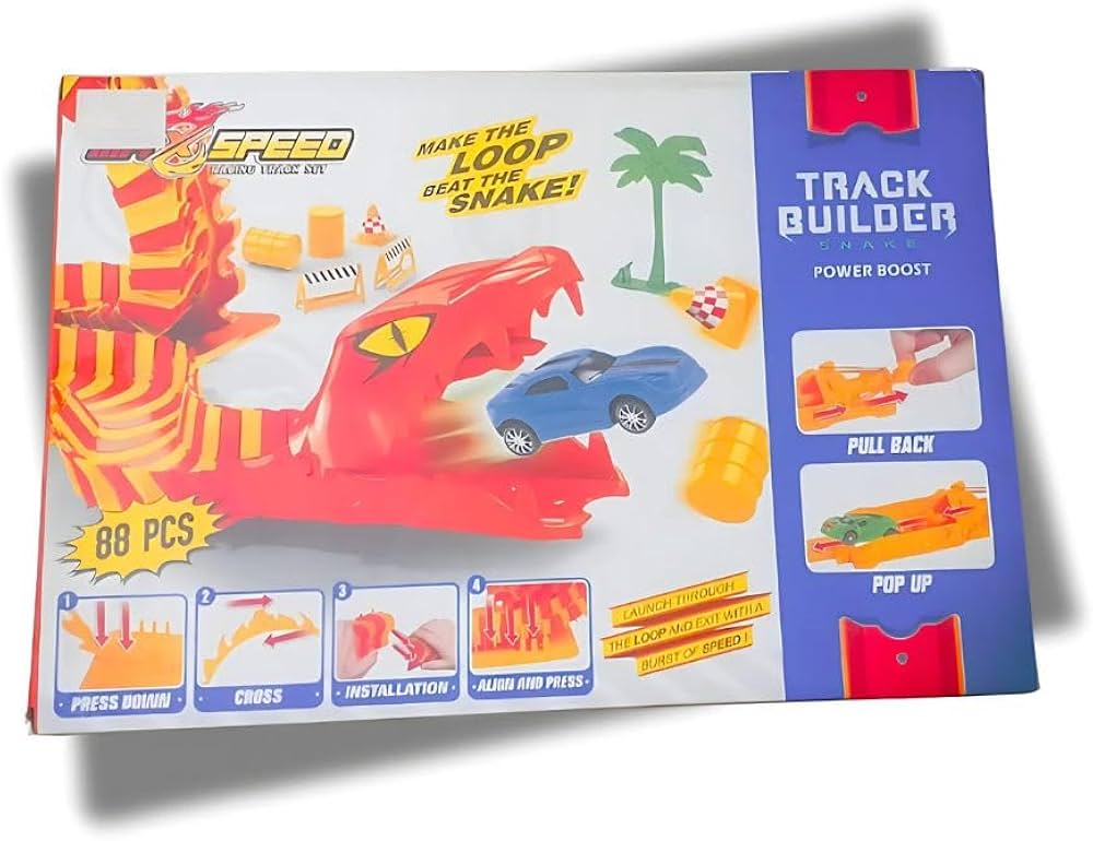 Dinosaur Fast Track Toy Set – Electric Racing Track with Dinosaur Theme for Kids | Buy Online at Best Price in Egypt