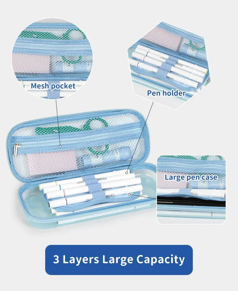 Kawaii Pencil Case Large Capacity School Supplies Motumal-motumal