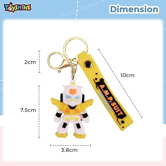 Kawaii Silicone Keychains Dual Game Boy Transformer Style Motumal-motumal
