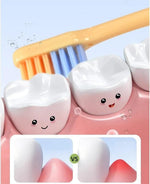 Kids Cartoon Lion Toothbrush Soft Bristles Fun Dental Care Motumal-motumal