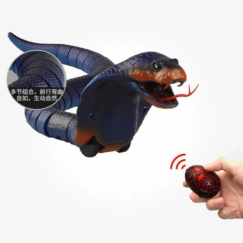 Kids Electric Remote Control Rattlesnake Cobra Toy Infrared RC Motumal-motumal