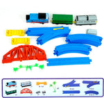 Kids Toy Train Track Engine Battery Operated Light Sound Motumal-motumal
