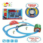 Kids Toy Train Track Engine Battery Operated Light Sound Motumal-motumal