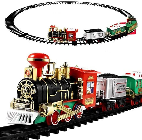 RUZARTH Train Set for Kids – 412 CM Track Electric RC Train with Light & Sound | Battery Operated Toy Train Set