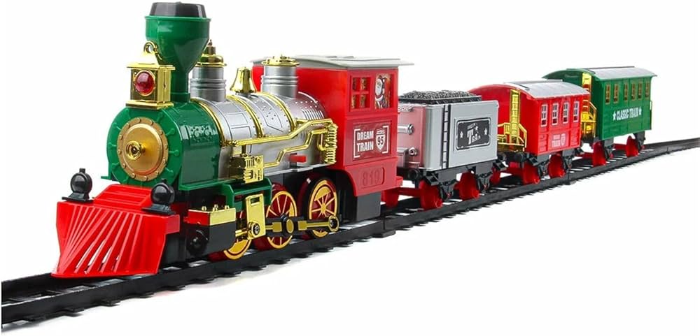 RUZARTH Train Set for Kids – 412 CM Track Electric RC Train with Light & Sound | Battery Operated Toy Train Set