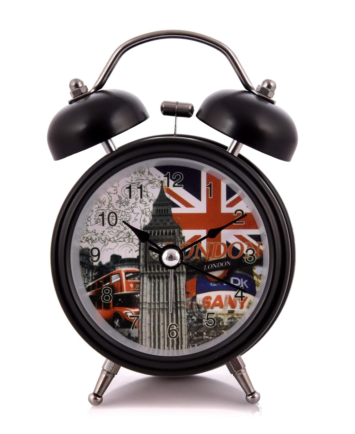 London Twin Bell Alarm Clock Heavy Sleepers Motumal-motumal