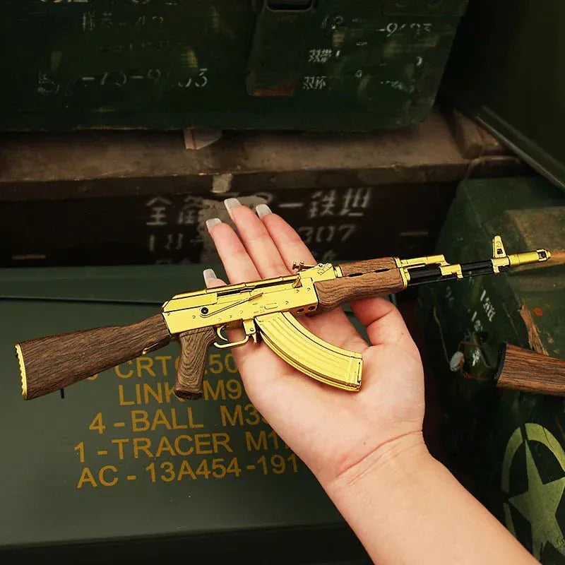 LT 1:3 Scale Diecast Metal Rifle Model Build Kit Motumal-motumal
