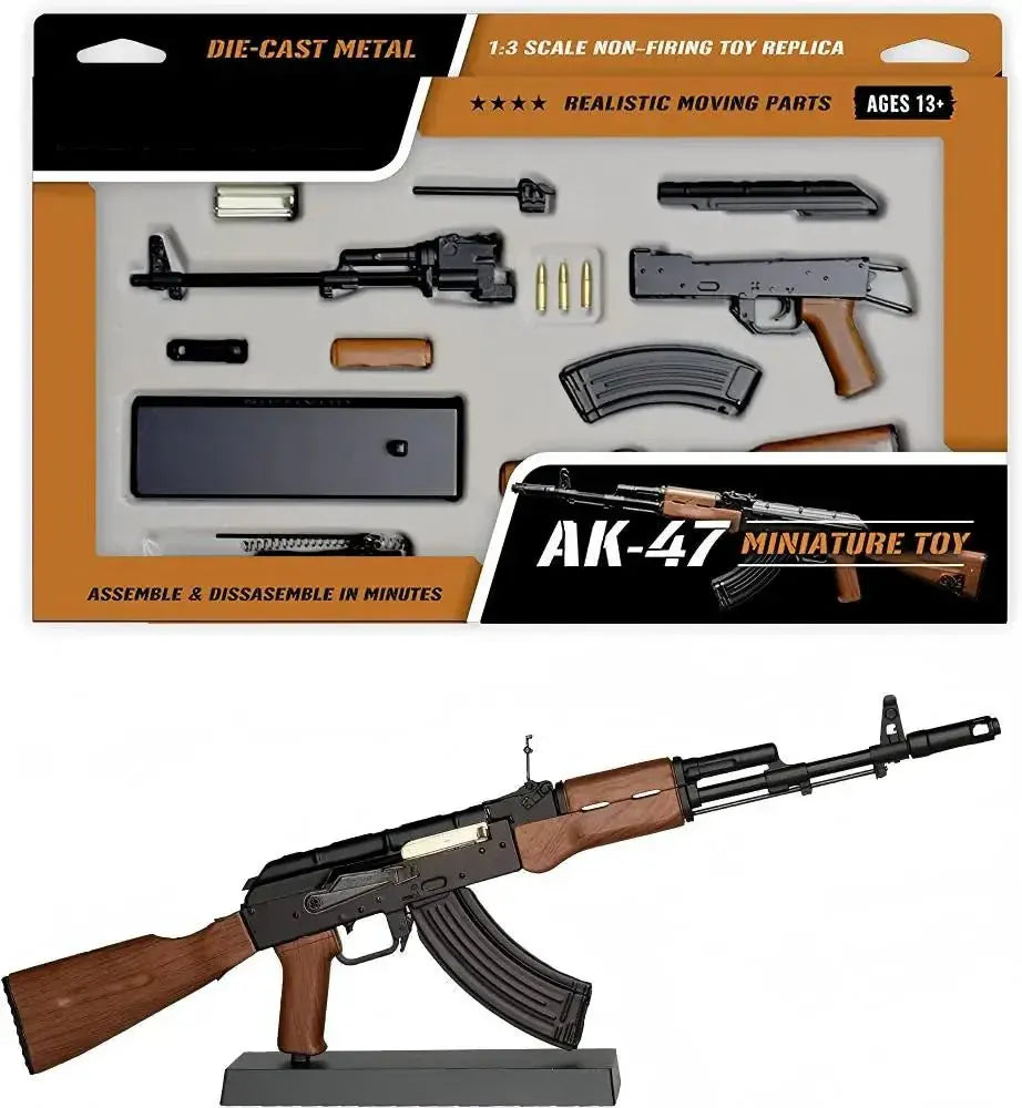 LT 1:3 Scale Diecast Metal Rifle Model Build Kit Motumal-motumal