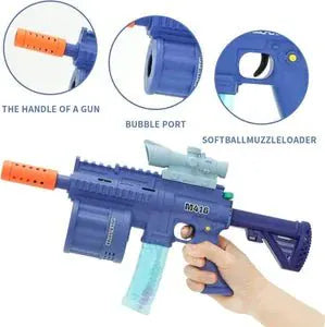 M416 Foam Blaster Toy 3in1 Bubble Maker Light Music Motumal-motumal