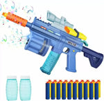 M416 Foam Blaster Toy 3in1 Bubble Maker Light Music Motumal-motumal