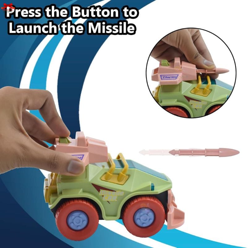 Magic City Speedy Dragon Missile Car LED Light Music Motumal-motumal