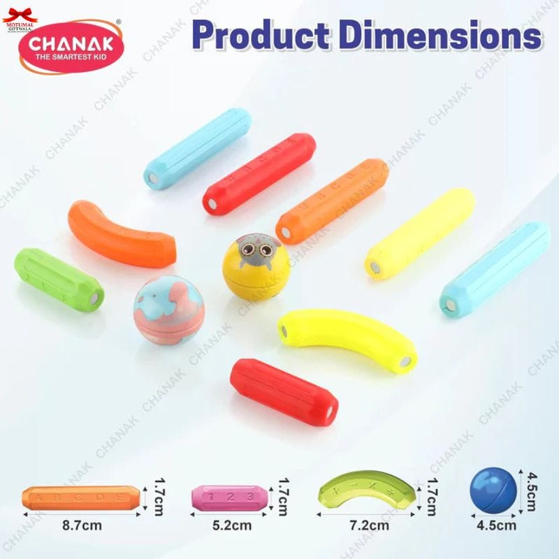 Magnetic Building Blocks Kids Chanak STEM Toy Educational-motumal