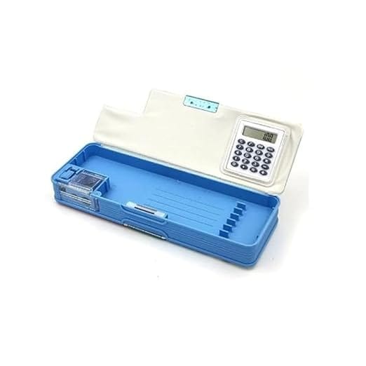 Magnetic Geometry Pencil Box Calculator Dual Sharpener Motumal-motumal