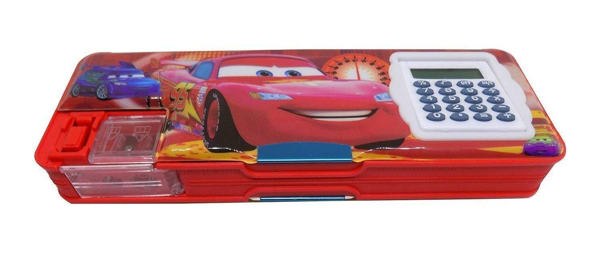 Magnetic Geometry Pencil Box Calculator Dual Sharpener Motumal-motumal