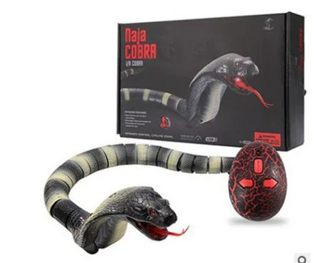 Kids Electric Remote Control Rattlesnake Cobra Toy – Infrared RC Simulation Snake with Realistic Movement & Trick Walking