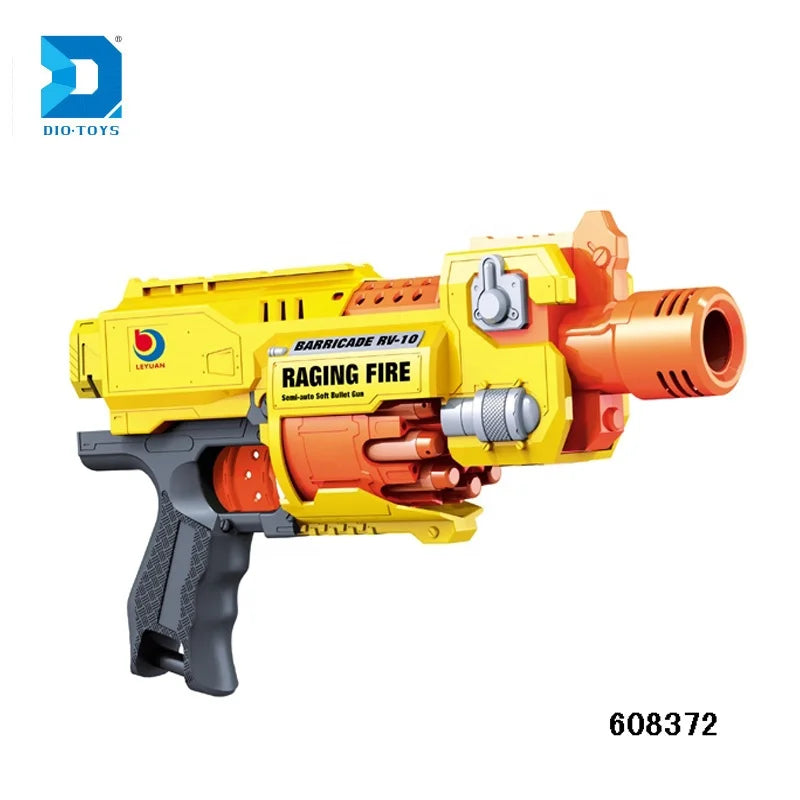 Soft Bullet Gun Toy Shoot Game – Safe Paintball Style Foam Dart Gun for Kids