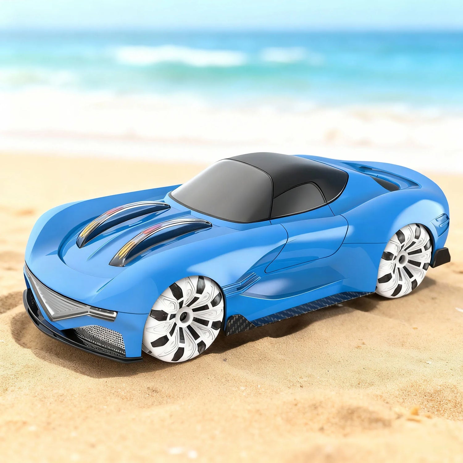 2.4GHz High-Speed Drift RC Car with Cool Light & Spray Effect – USB Charging Remote Control Racing Car