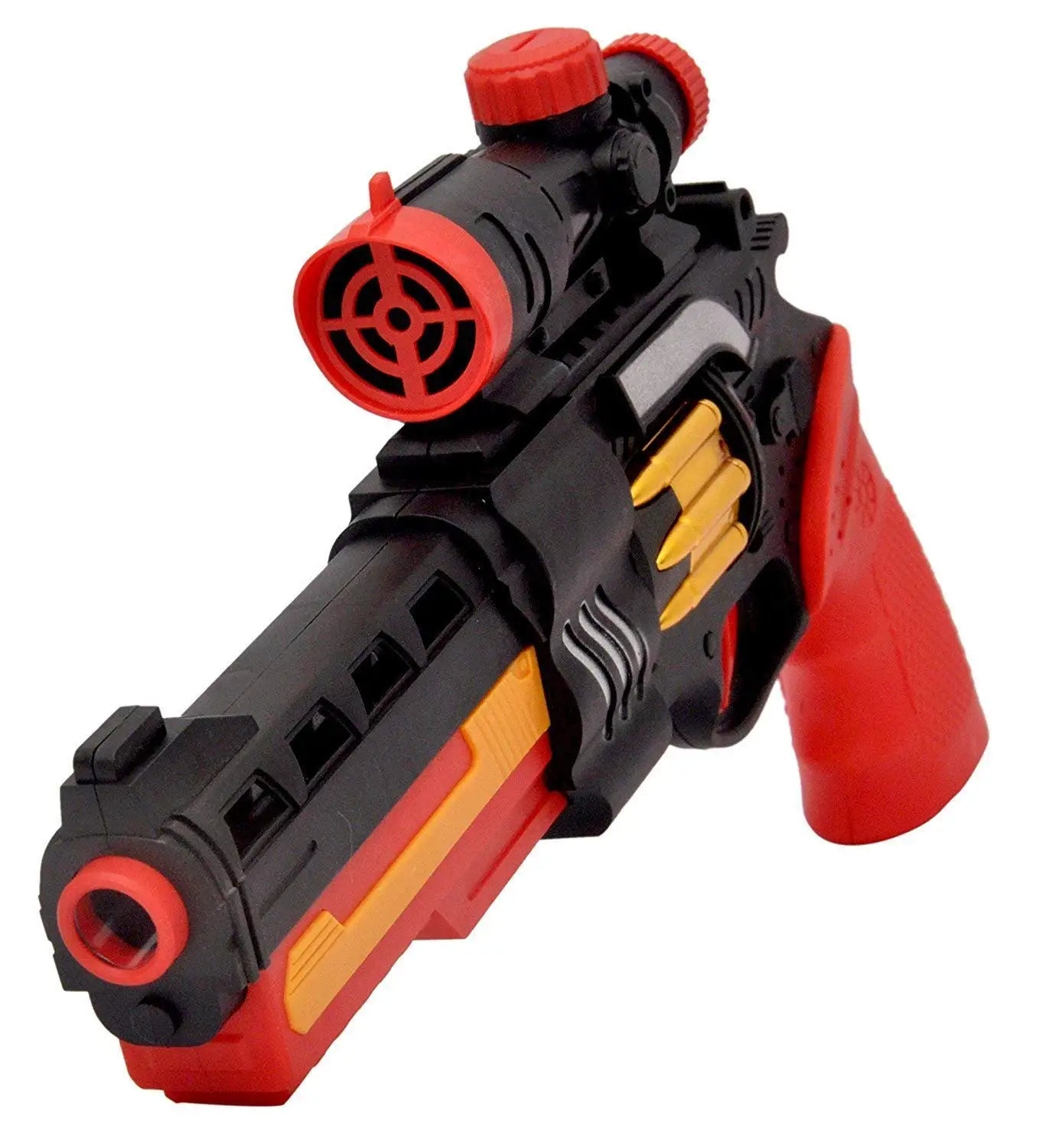 11" 3-in-1 Toy Gun with Sound – Water Beads, Foam Suction Darts & Soft Bullet Blowback Blaster for Kids Outdoor Shooting Play