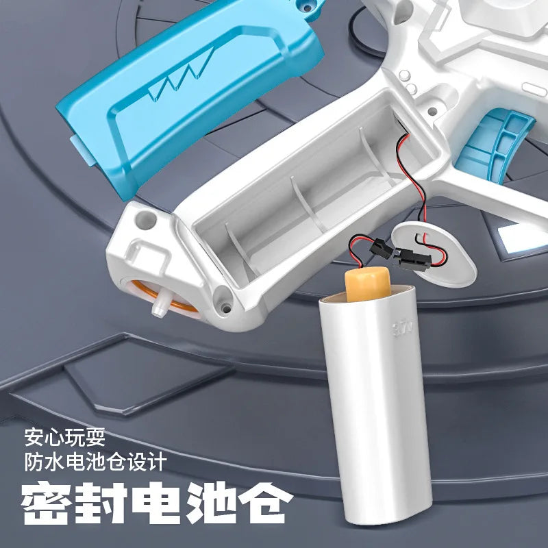 Large Capacity Electric Continuous Water Spray Shark Toy – Automatic Beach & Pool Water Gun for Kids Summer Sand & Sea Fun