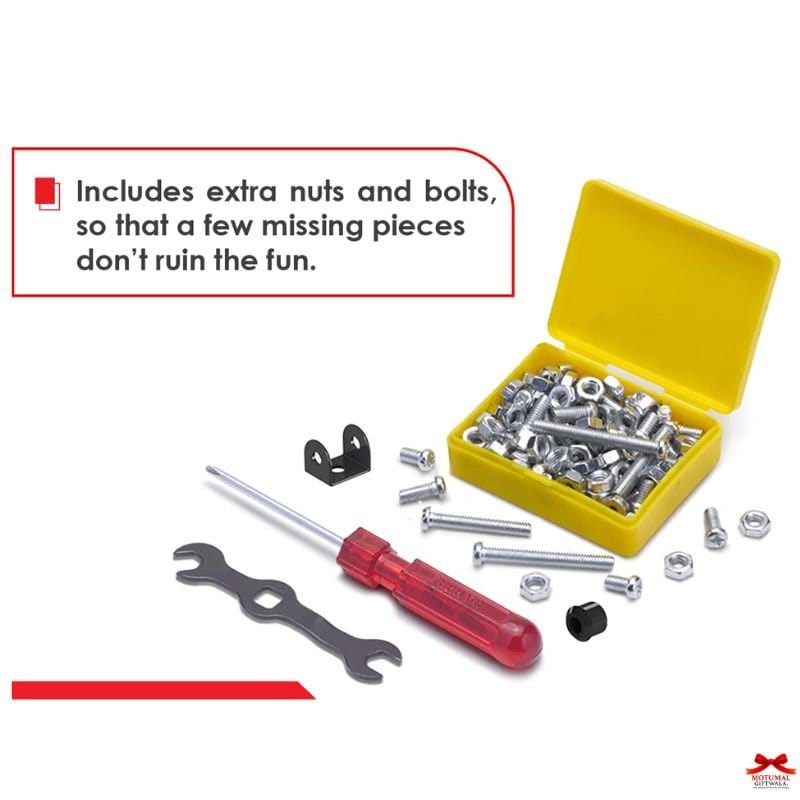 Mechanix Battle Station STEM Construction Toy Kit 95 Pieces Motumal-motumal