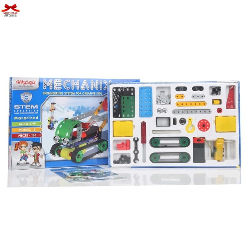 Mechanix Robotix-2 Motorized STEM Construction Kit 8in1 Motumal-motumal