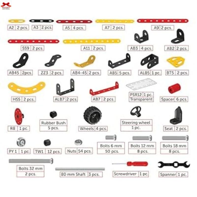 Mechanix Senior STEM Construction Kit Kids Ages Seven Motumal-motumal