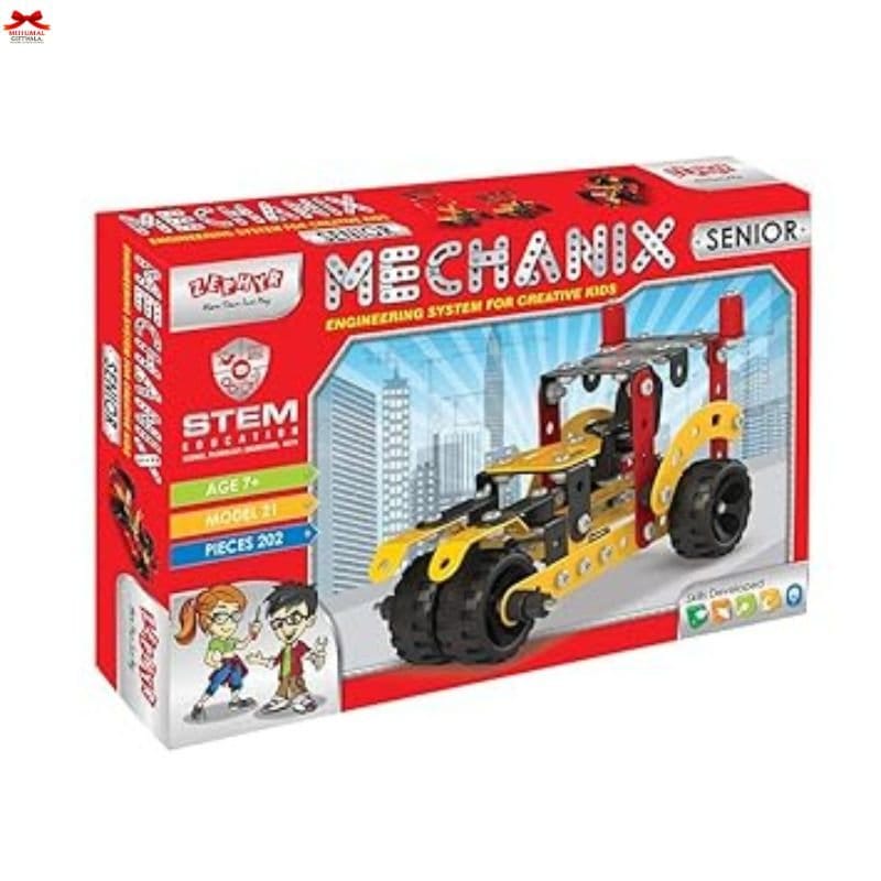 Mechanix Senior STEM Construction Kit Kids Ages Seven Motumal-motumal